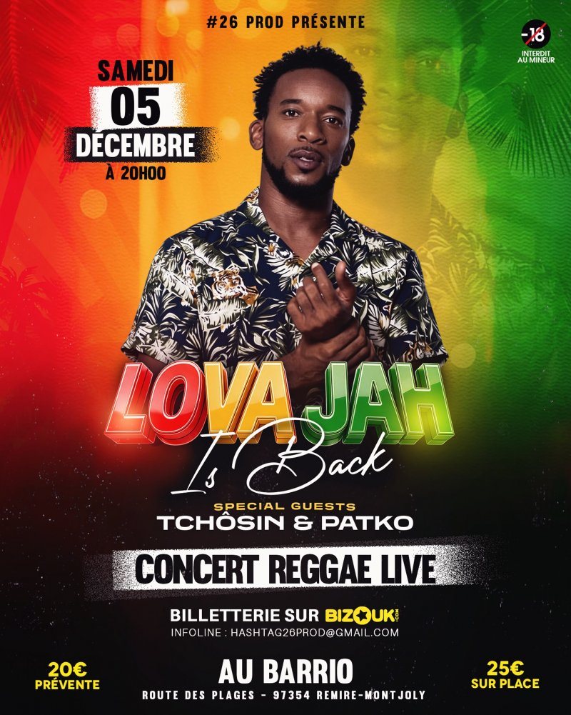 Affiche : Lova-Jah Is Back